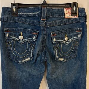 Ladies True Religion Joey Flare Jeans Size 27